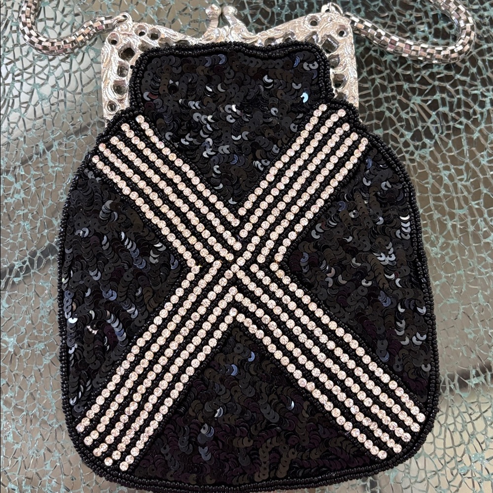 Iconic by UV Vintage Hand Beaded Flapper Purse NWT - Picture 2 of 9